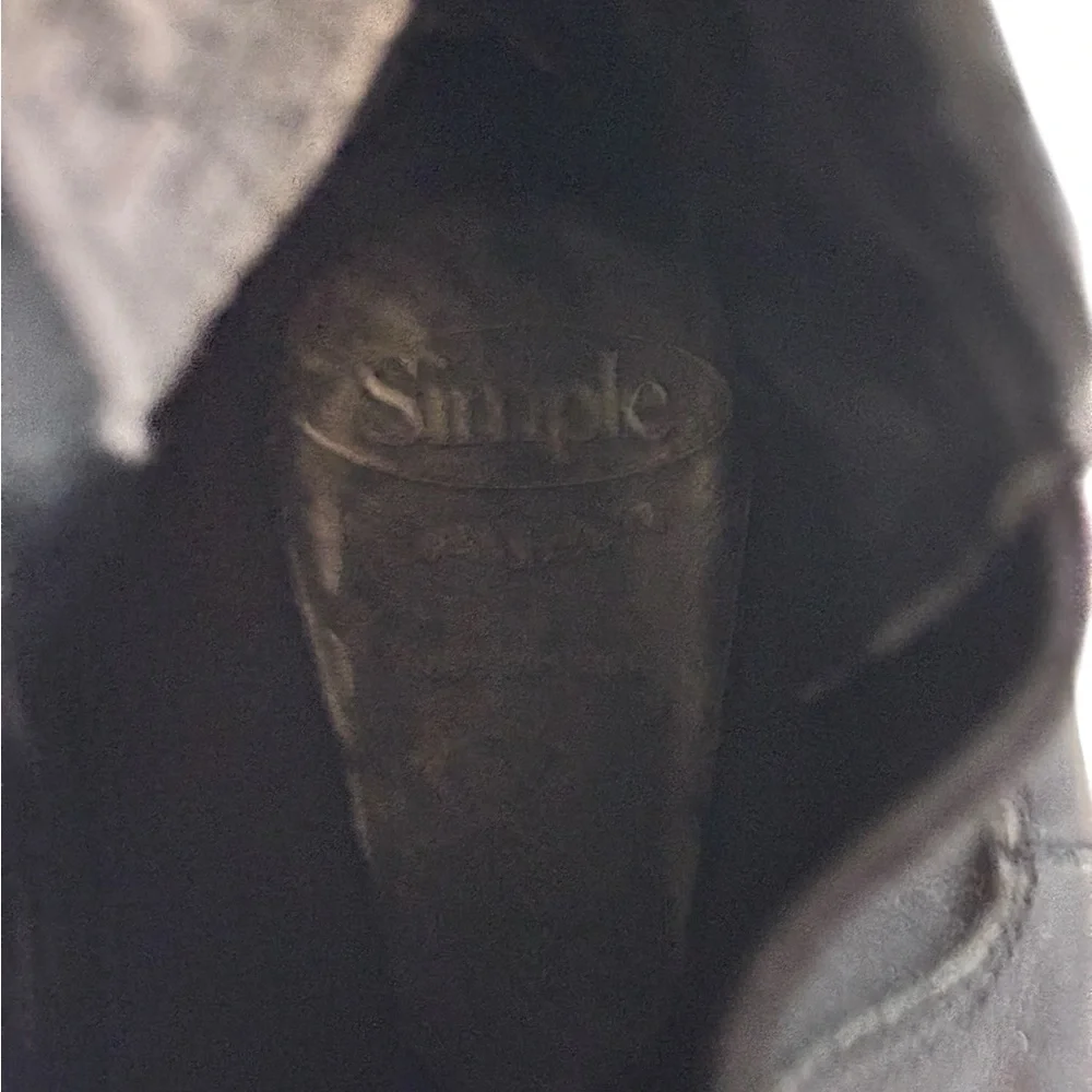 SIMPLE (FUTURE-PAST) QUALITY BLACK LEATHER SLIPON BOOTS Sz 10